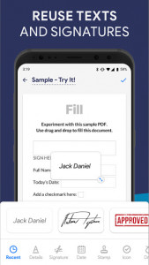 اسکرین شات برنامه Fill: PDF Editor, Form Filler & e Signature app 4