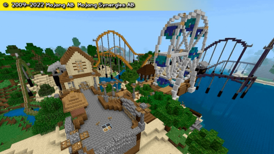 اسکرین شات برنامه Amusement park for minecraft 1