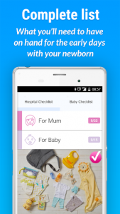 اسکرین شات برنامه Newborn Baby Checklist 1
