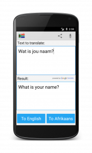 اسکرین شات برنامه Afrikaans English Translator 4