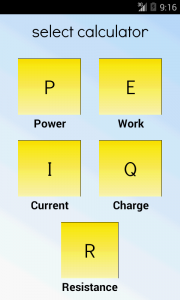 اسکرین شات برنامه Electrical Calculator 1