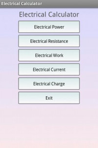 اسکرین شات برنامه Electrical Engineering 2
