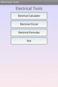 اسکرین شات برنامه Electrical Engineering 1