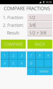 اسکرین شات برنامه Fractions Math 8