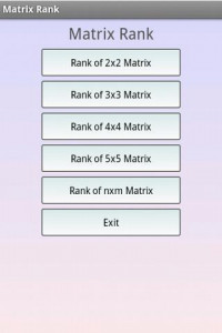 اسکرین شات برنامه Matrix Operations Calculator 5