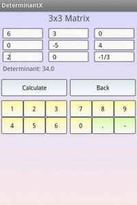 اسکرین شات برنامه Matrix Operations Calculator 2