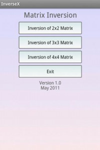 اسکرین شات برنامه Matrix Operations Calculator 3