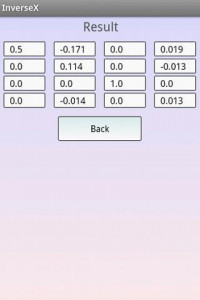 اسکرین شات برنامه Matrix Operations Calculator 4