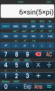 اسکرین شات 2 برنامه Math Calculator