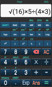 اسکرین شات 3 برنامه Math Calculator