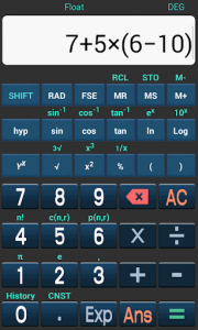 اسکرین شات برنامه Math Calculator 1