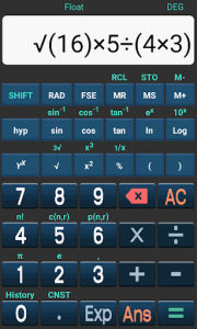 اسکرین شات برنامه Math Calculator 3