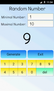 اسکرین شات برنامه Random Number Calculator 2