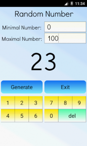 اسکرین شات برنامه Random Number Calculator 4