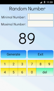 اسکرین شات برنامه Random Number Calculator 1
