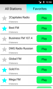 اسکرین شات برنامه Russian Radio Online 1