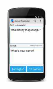 اسکرین شات برنامه Somali English Translator 4