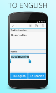 اسکرین شات 2 برنامه Spanish English Translator