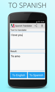 اسکرین شات 3 برنامه Spanish English Translator