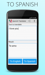 اسکرین شات برنامه Spanish English Translator 3