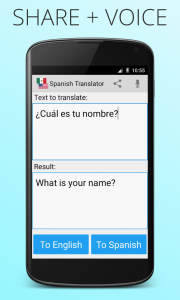 اسکرین شات برنامه Spanish English Translator 4