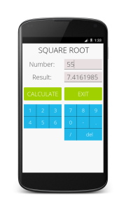 اسکرین شات 4 برنامه Square Root Calculator
