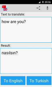 اسکرین شات برنامه Turkish English Translator 1