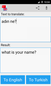 اسکرین شات برنامه Turkish English Translator 4