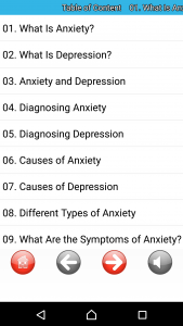 اسکرین شات برنامه Anxiety & Depression Symptoms 2