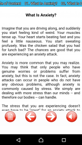 اسکرین شات برنامه Anxiety & Depression Symptoms 3