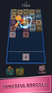 اسکرین شات بازی Merge Block 3D - 2048 Number Puzzle 3