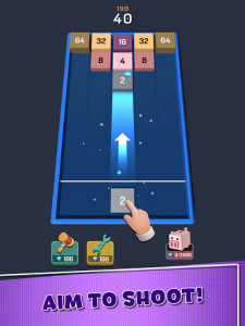 اسکرین شات بازی Merge Block 3D - 2048 Number Puzzle 7