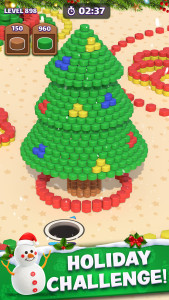 اسکرین شات 1 بازی Tiles in Hole: Black Hole