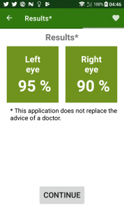 اسکرین شات برنامه Eye exam 1