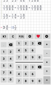 اسکرین شات برنامه Fraction calculator Free 5