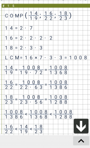 اسکرین شات 4 برنامه Fraction calculator