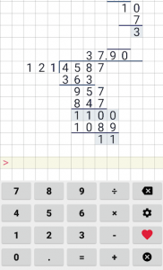 اسکرین شات برنامه Division calculator 6