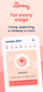 اسکرین شات 1 برنامه HiMommy: Ovulation & Pregnancy