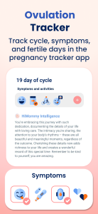 اسکرین شات 4 برنامه HiMommy: Ovulation & Pregnancy