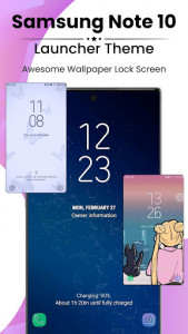 اسکرین شات برنامه Galaxy Note 10 Launcher-Samsung Theme 8