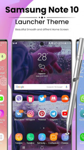 اسکرین شات برنامه Galaxy Note 10 Launcher-Samsung Theme 3