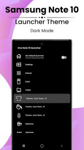 اسکرین شات برنامه Galaxy Note 10 Launcher-Samsung Theme 5