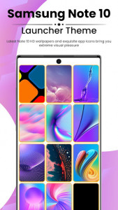 اسکرین شات برنامه Galaxy Note 10 Launcher-Samsung Theme 1