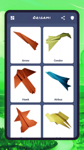 اسکرین شات 1 برنامه Origami aircraft, paper