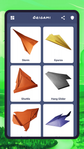 اسکرین شات 4 برنامه Origami aircraft, paper
