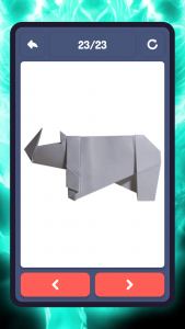 اسکرین شات 7 برنامه Origami animals paper DIY