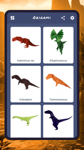 اسکرین شات 1 برنامه How to make origami dinosaurs