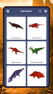 اسکرین شات 4 برنامه How to make origami dinosaurs