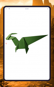 اسکرین شات برنامه How to make origami dinosaurs 3