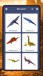 اسکرین شات 2 برنامه How to make origami dinosaurs